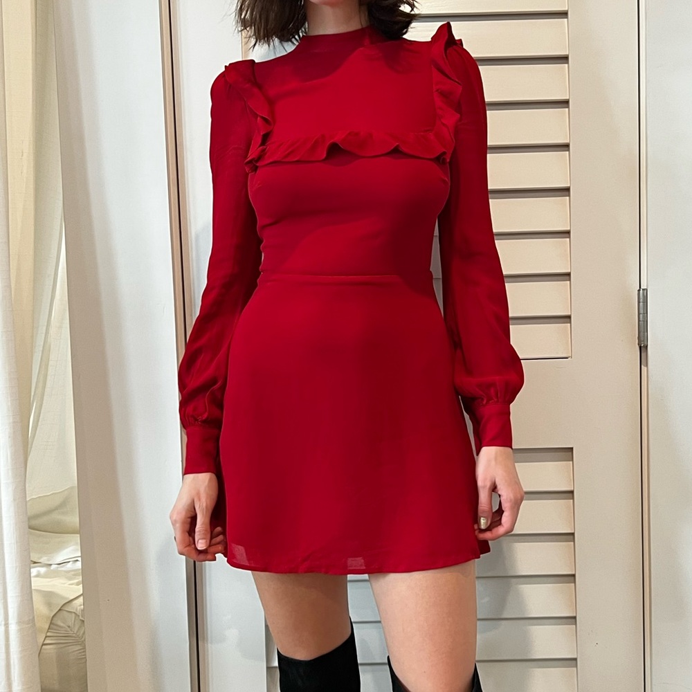 SOLD Reformation Bellflower mini dress